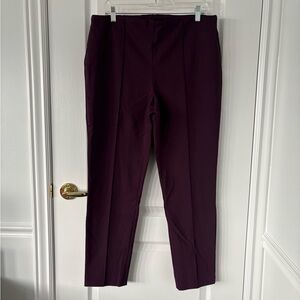 Rachel Zoe pull-on legging Purple Trousers size 14